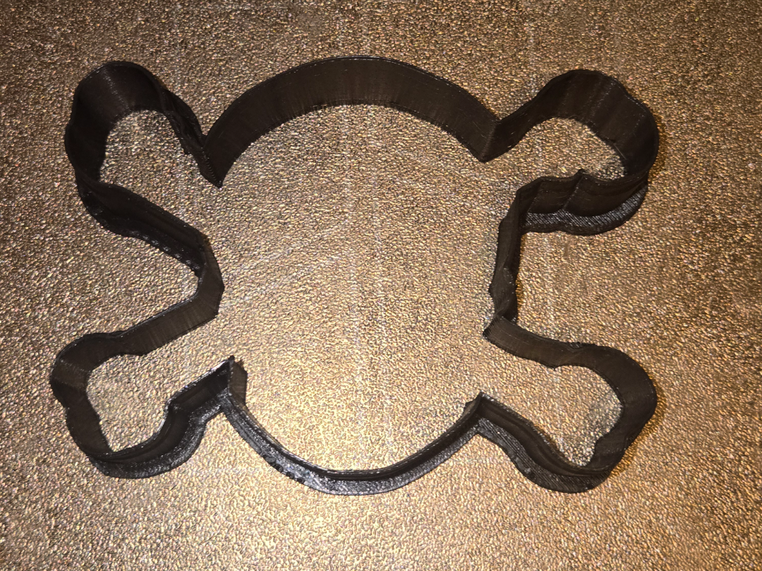 Crossbones cookie cutter