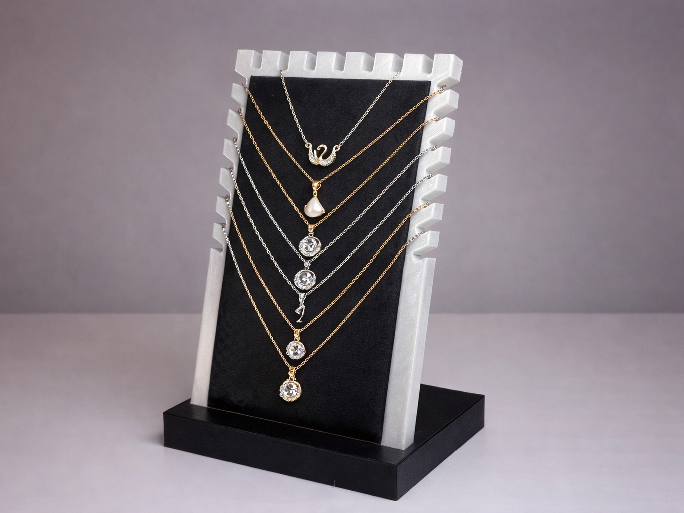 LuxeLine Necklace Display Stand - Long