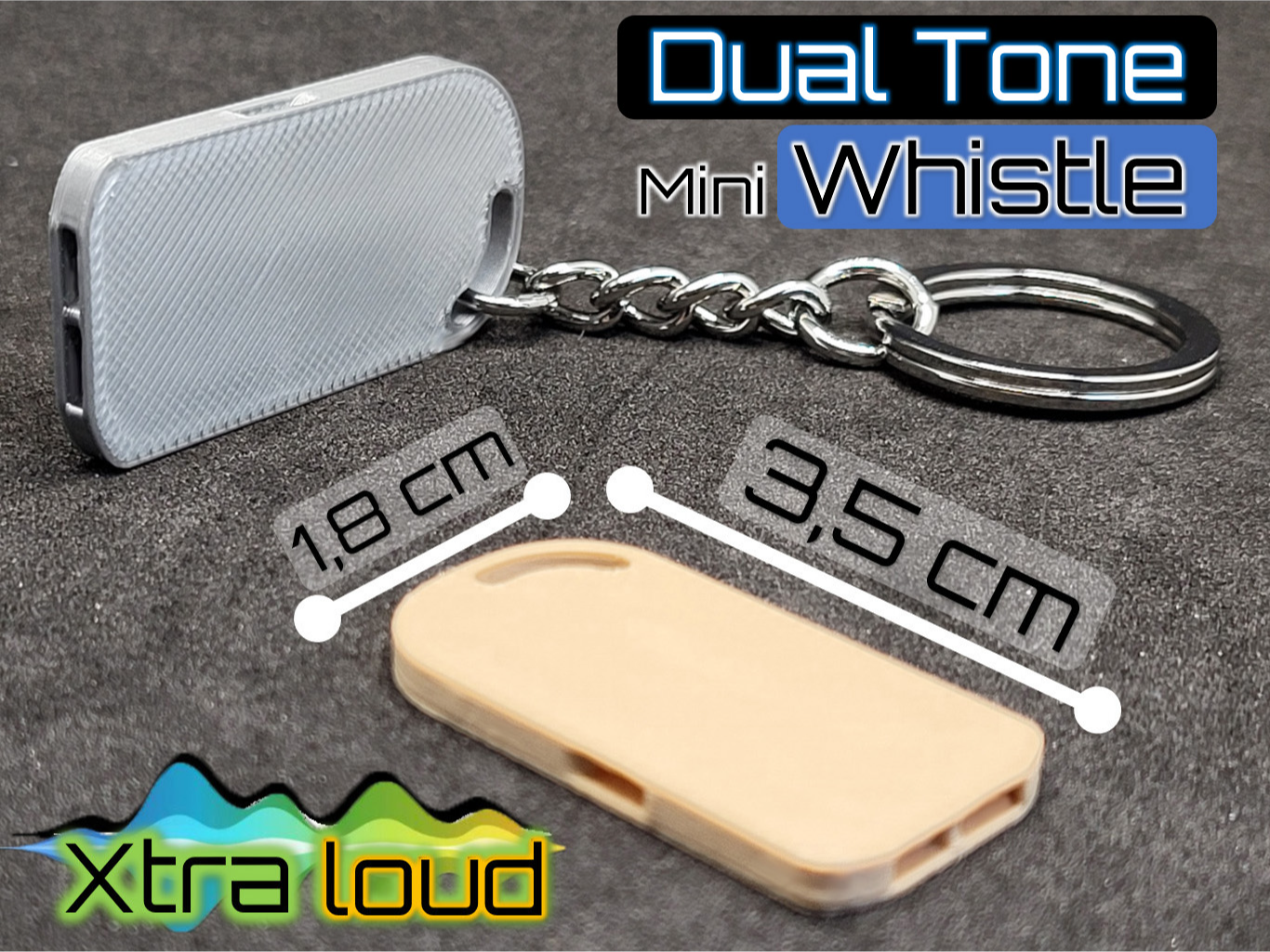 Mini Whistle - Dual Tone