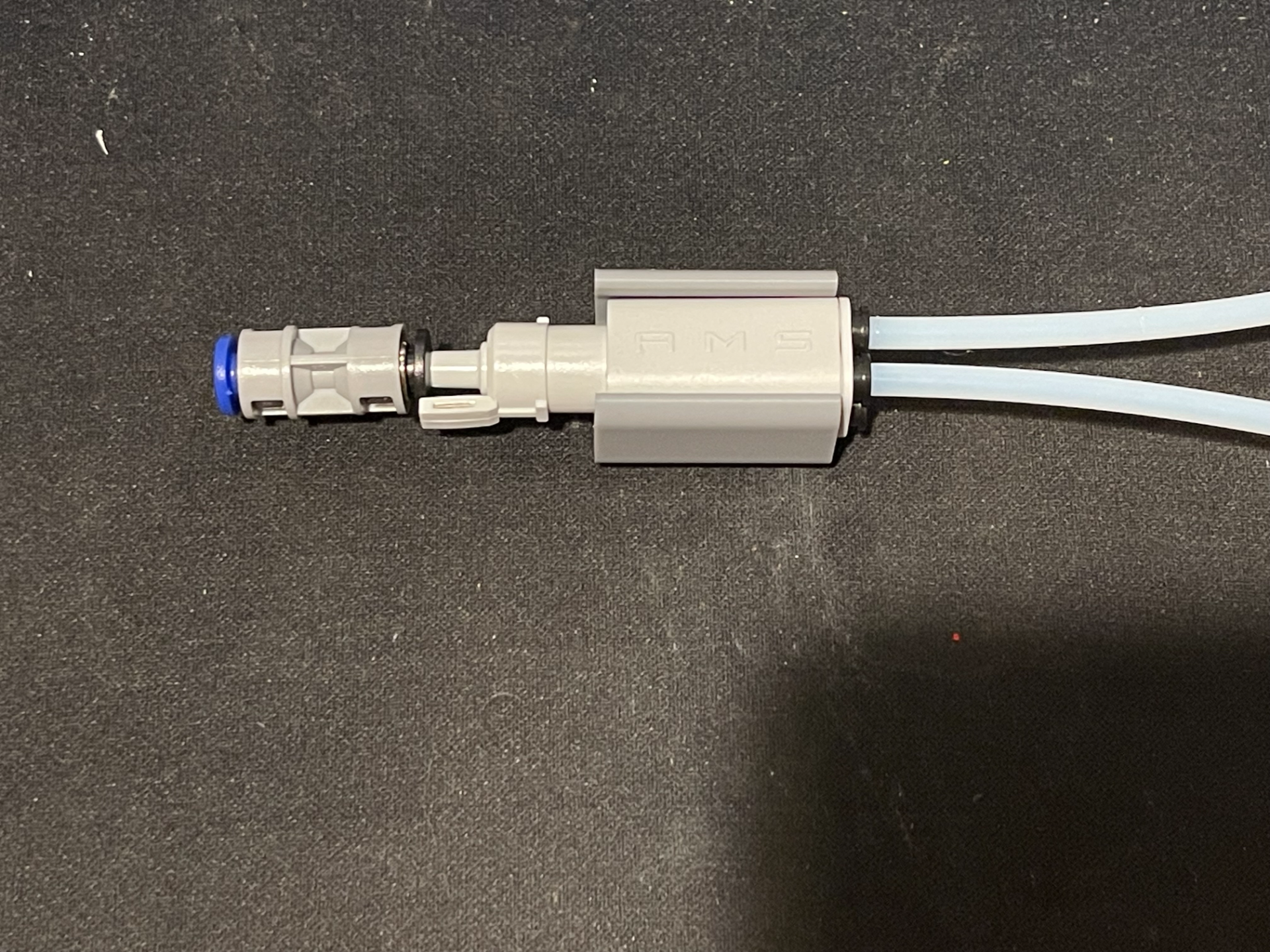 Bambu AMS External Spool Y Splitter using A1 Filament Hub