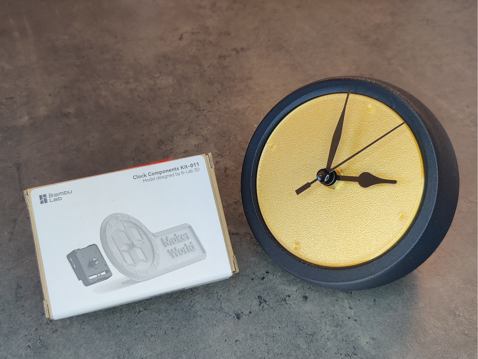 Modern minimalistic clock-Clock Components Kit 011