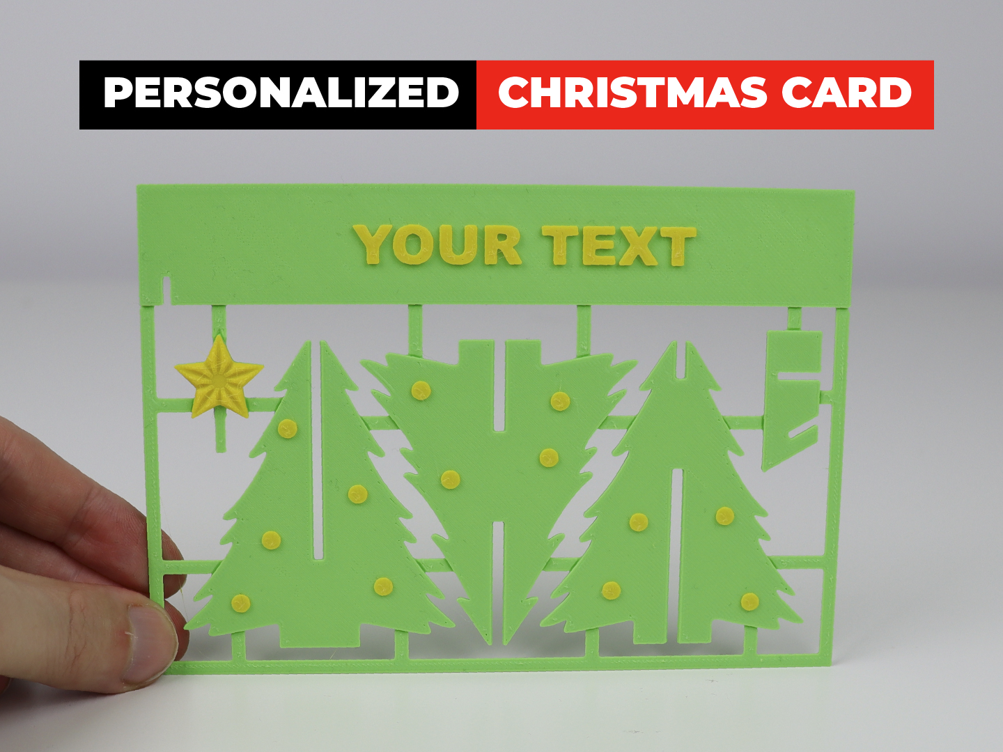 PERSONALIZABLE CHRISTMAS CARD