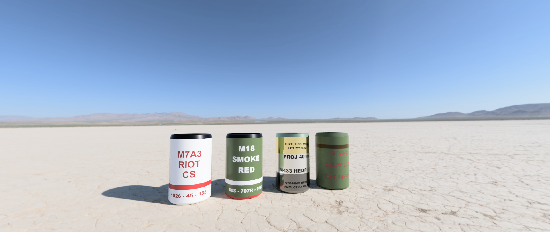 Can Holder - Smoke Grenade replica 330ml cans