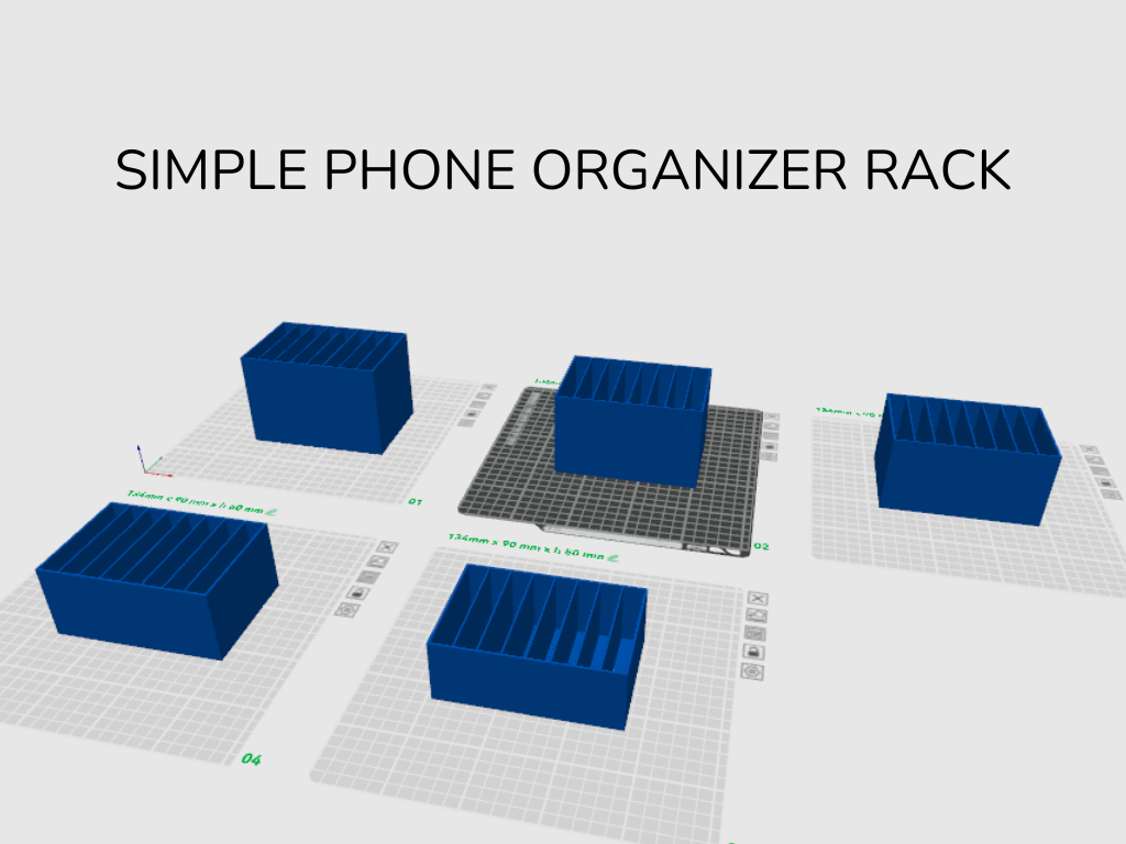SIMPLE Phone Organizer Rack