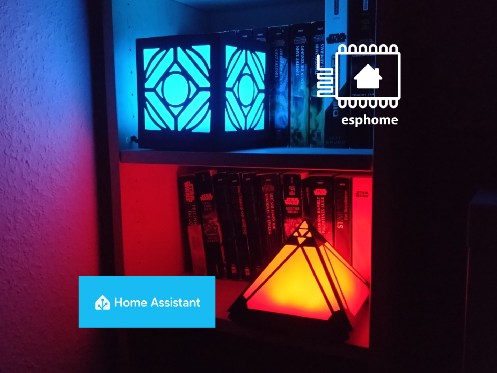 Sith and Jedi Holocron Base (uses Homeassistant)