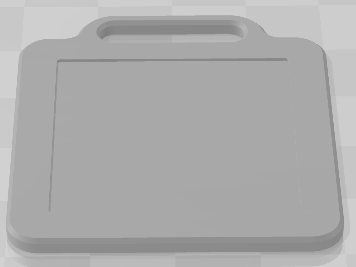 40mm x 40mm Tag with inlay for QR code