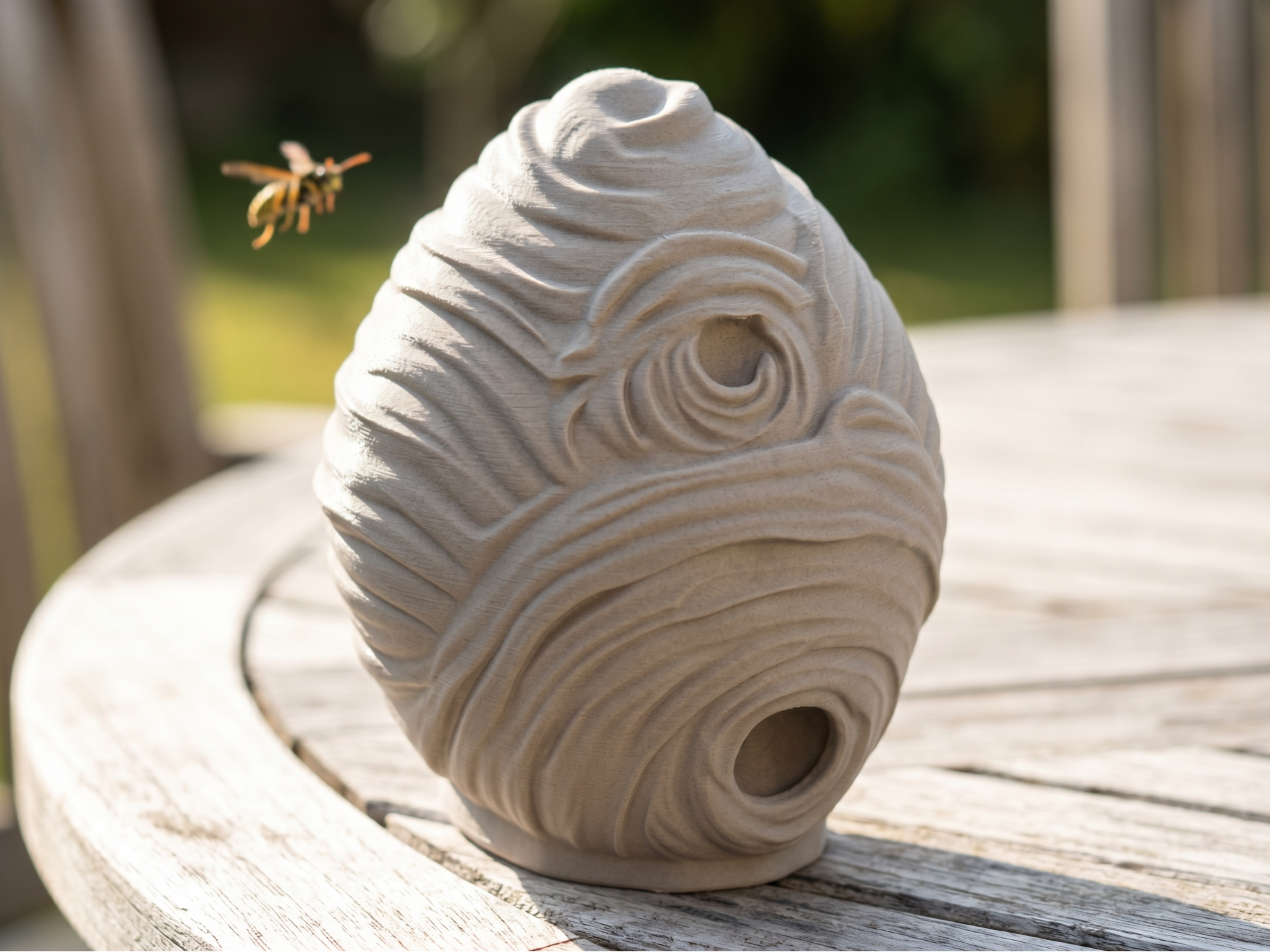 Natural Swirl Wasp Deterrent