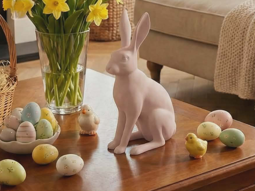 Classic Sitting Easter Bunny Statue