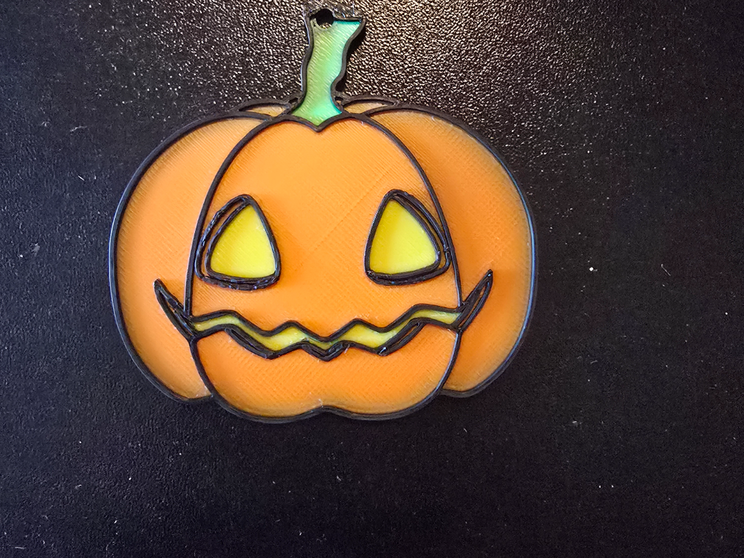 pumpkin keychain