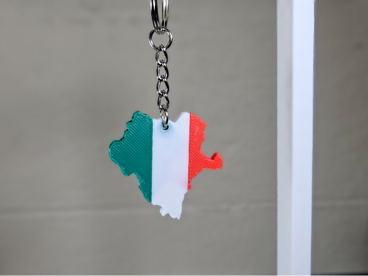 Durango Mexican Flag Keychain
