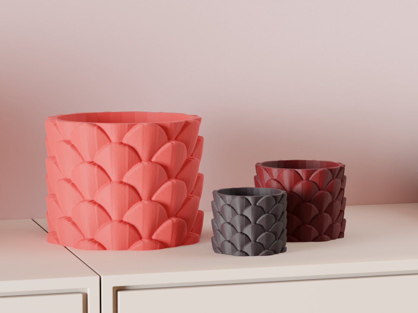 Dragon Scale Plant Pot - Fantasy Scale Planter