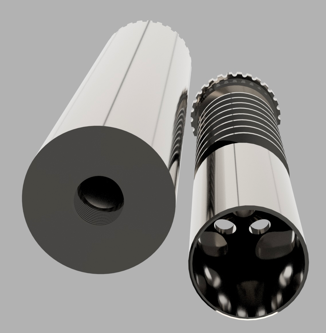 Airgun moderator / silencer .22 to .25