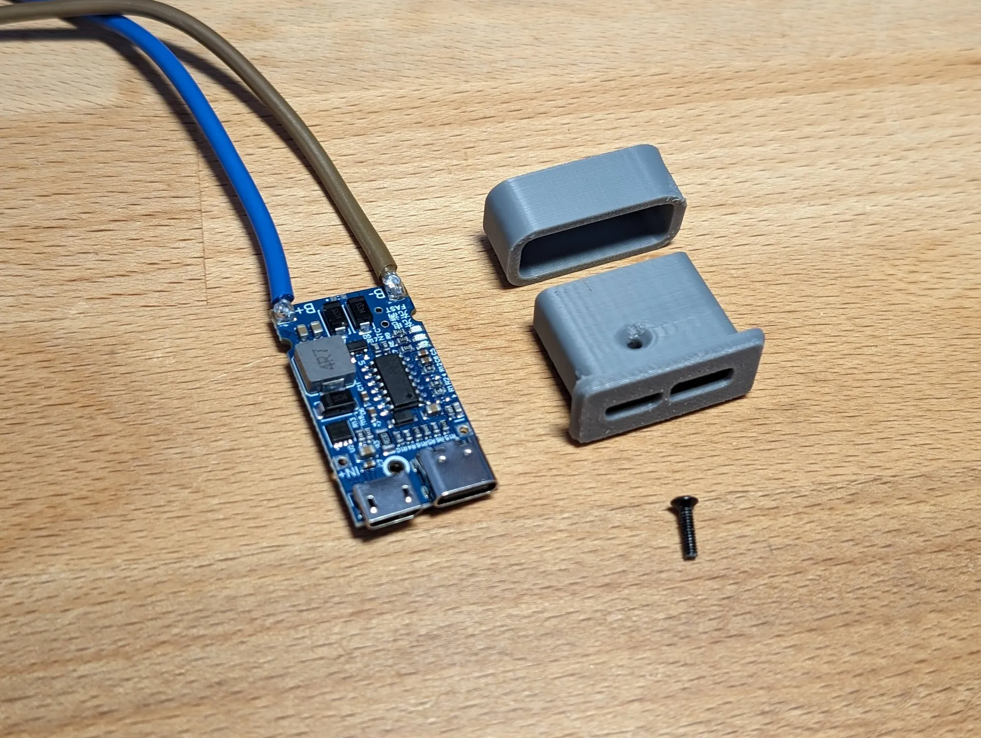 Mount USB-C 18V 18W 2A battery 5S charging module