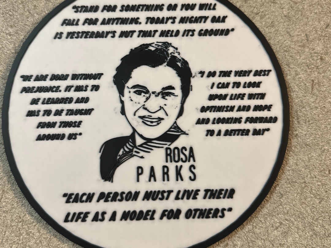 Rosa Parks Equality Wall Art- Black History Month
