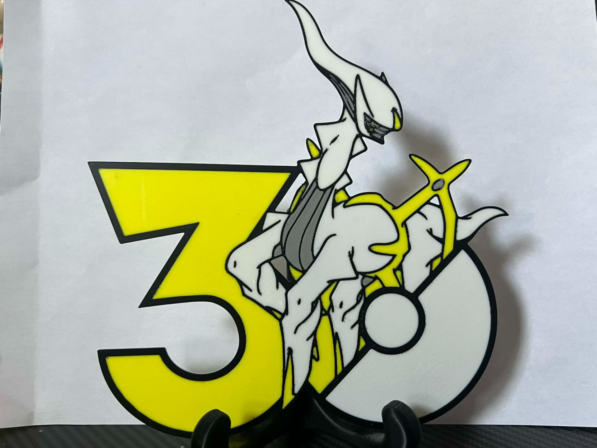 Pokémon 30th Anniversary Arceus Display