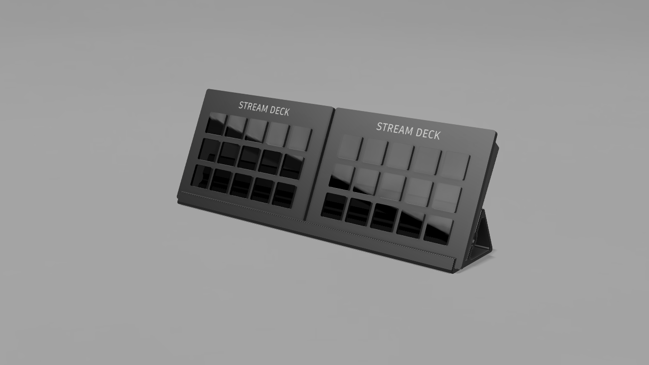 Double Stream Deck Stand