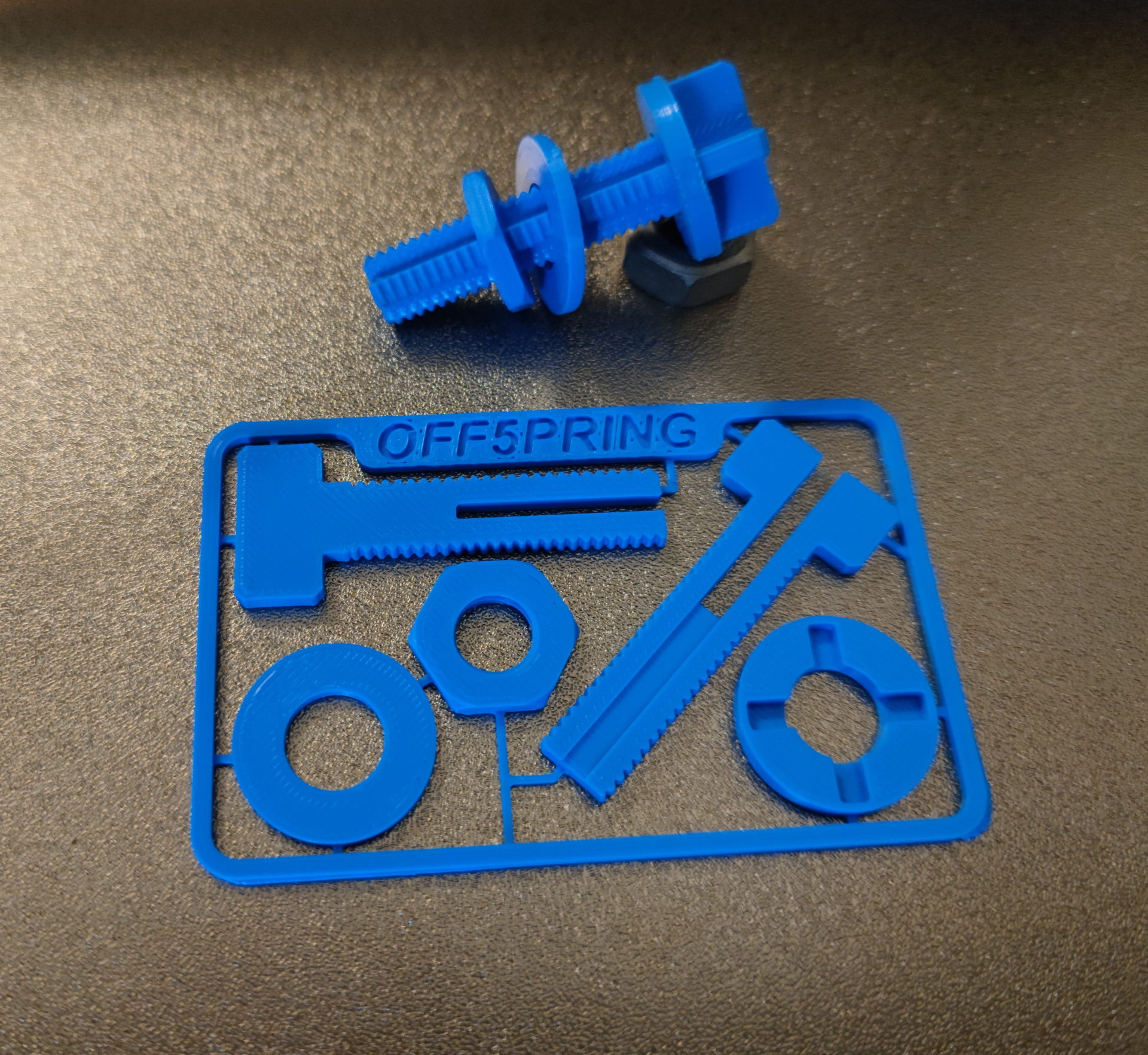 Kit Card M10 Emergency Bolt + Nut Creditcard Size
