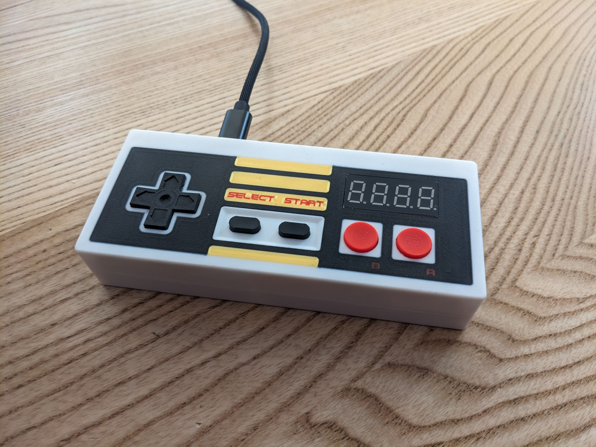 NES Controller Clock – Réveil matin imprimé en 3D