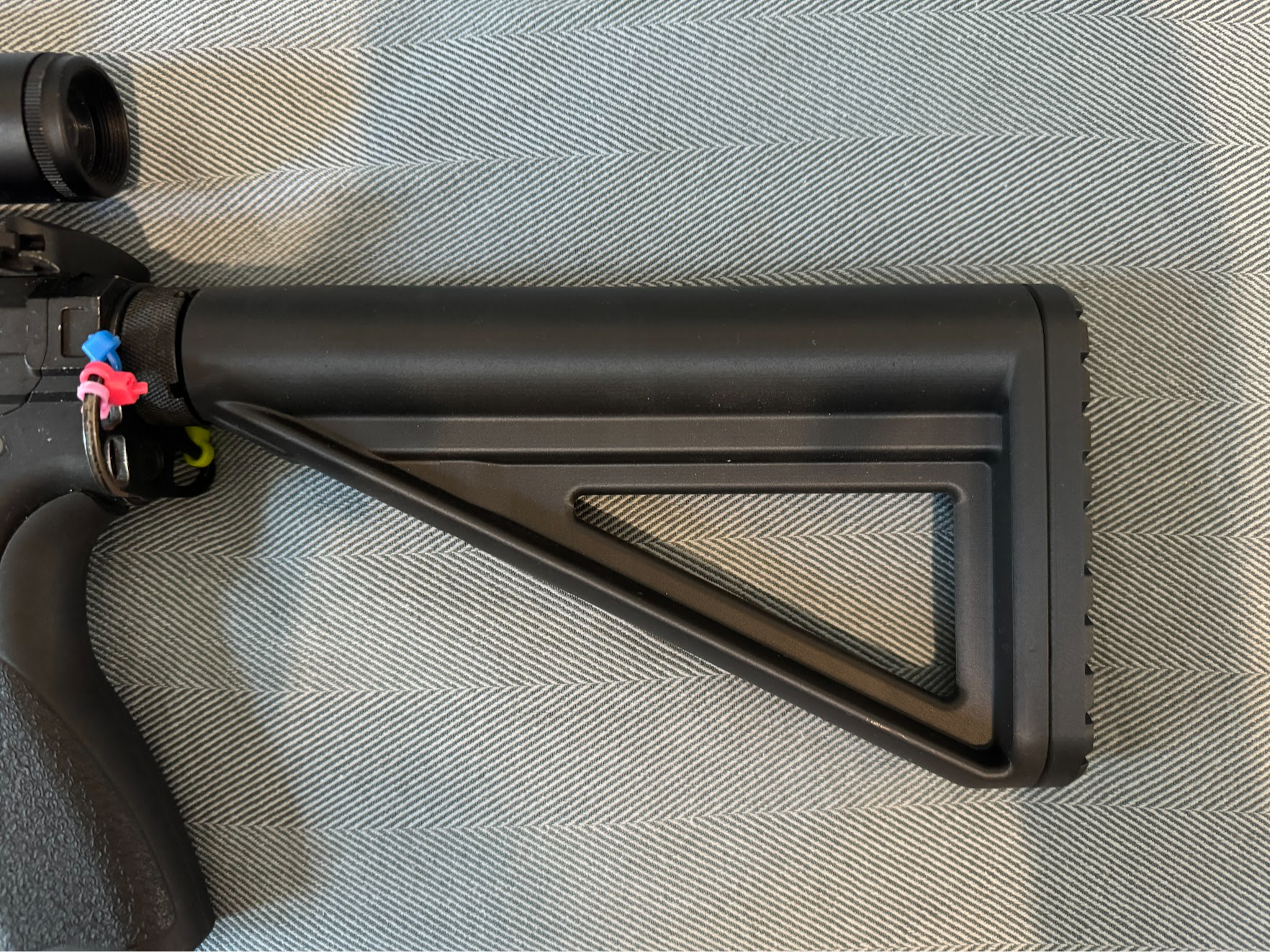 Airsoft M4-AR15 stock (10) and butt plate
