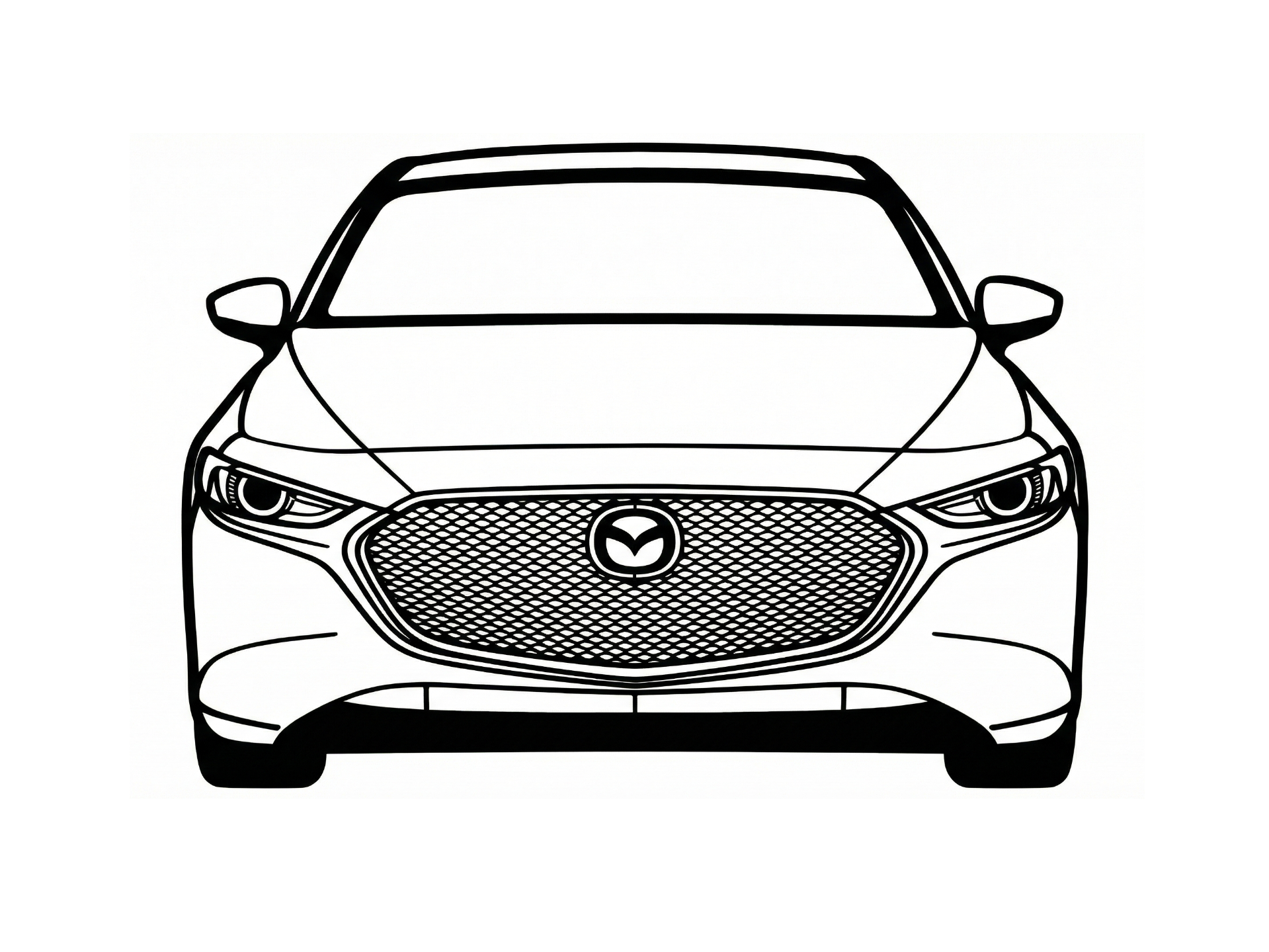 Mazda 3 BP 2019- Front / WALL ART