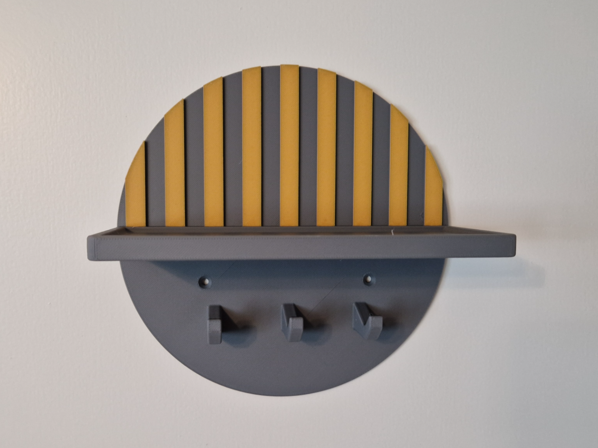 Schlüsselhalter Rund für 3-5 Schlüssel Wandmontage