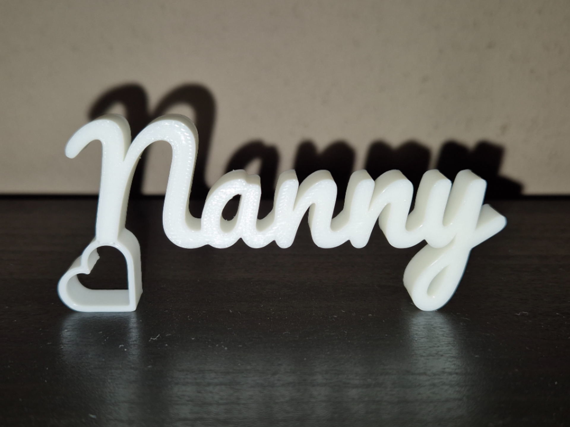 Nanny Sign Display Decor