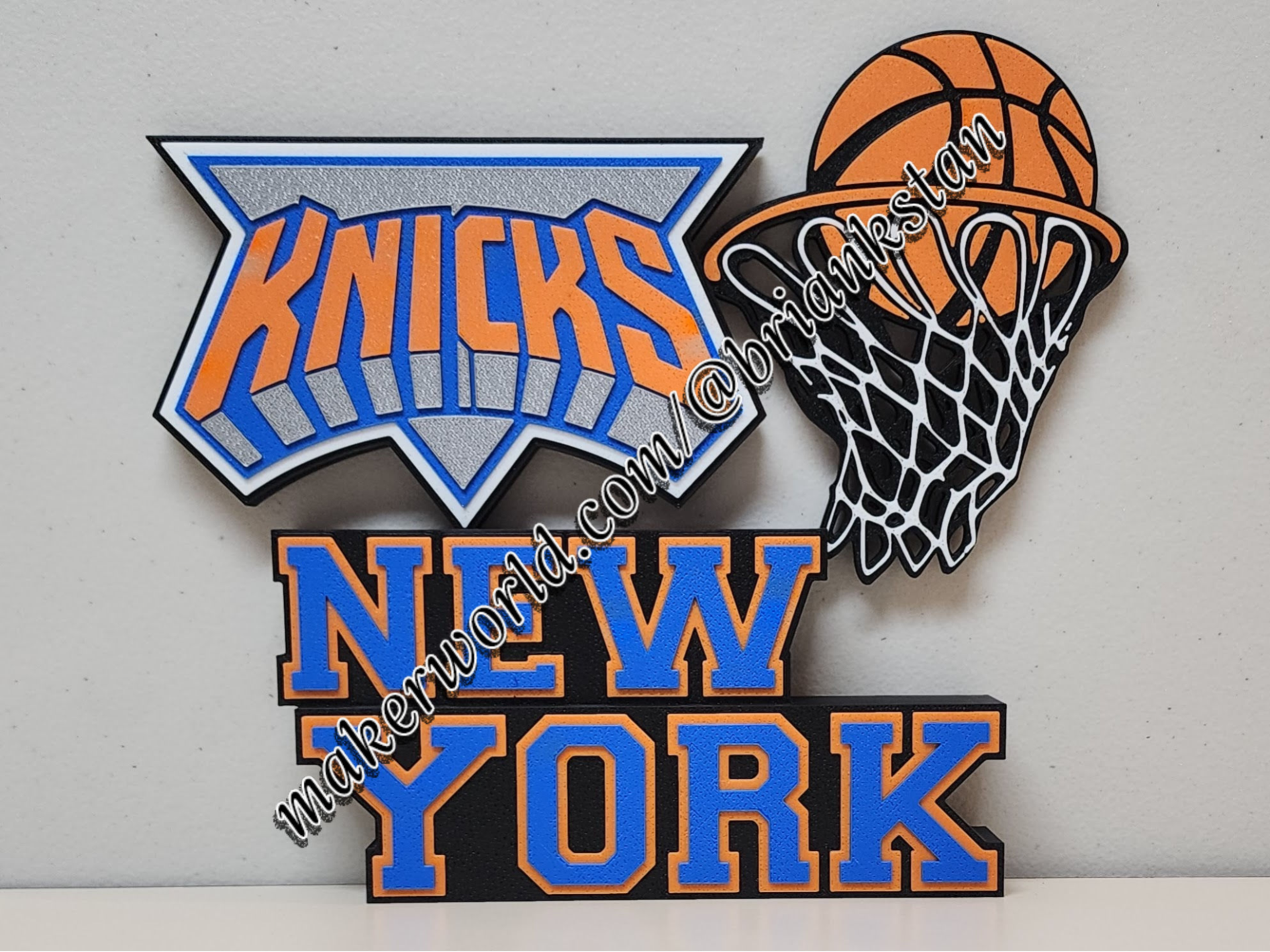 New York Knicks Basketball Wall or Desk Display