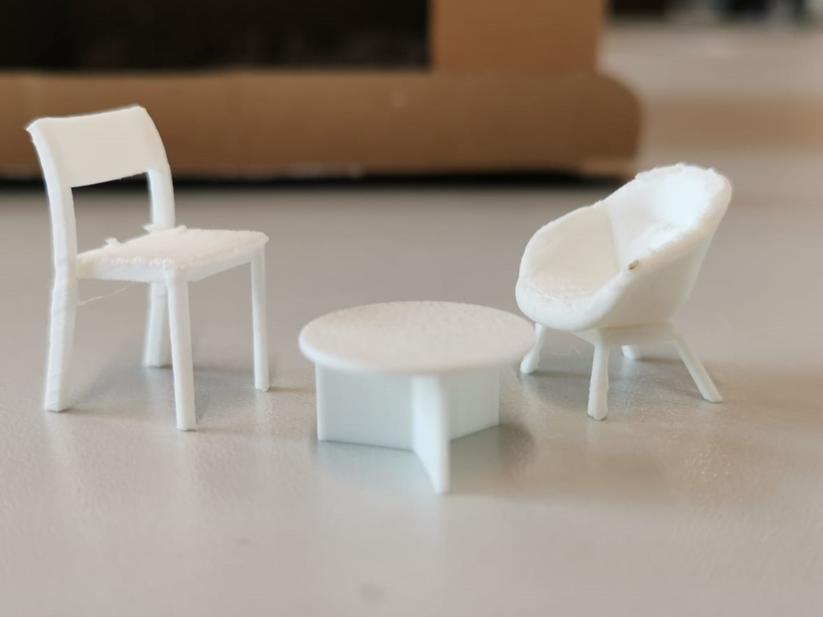 Architectur & interior design furniture 1:33 scale