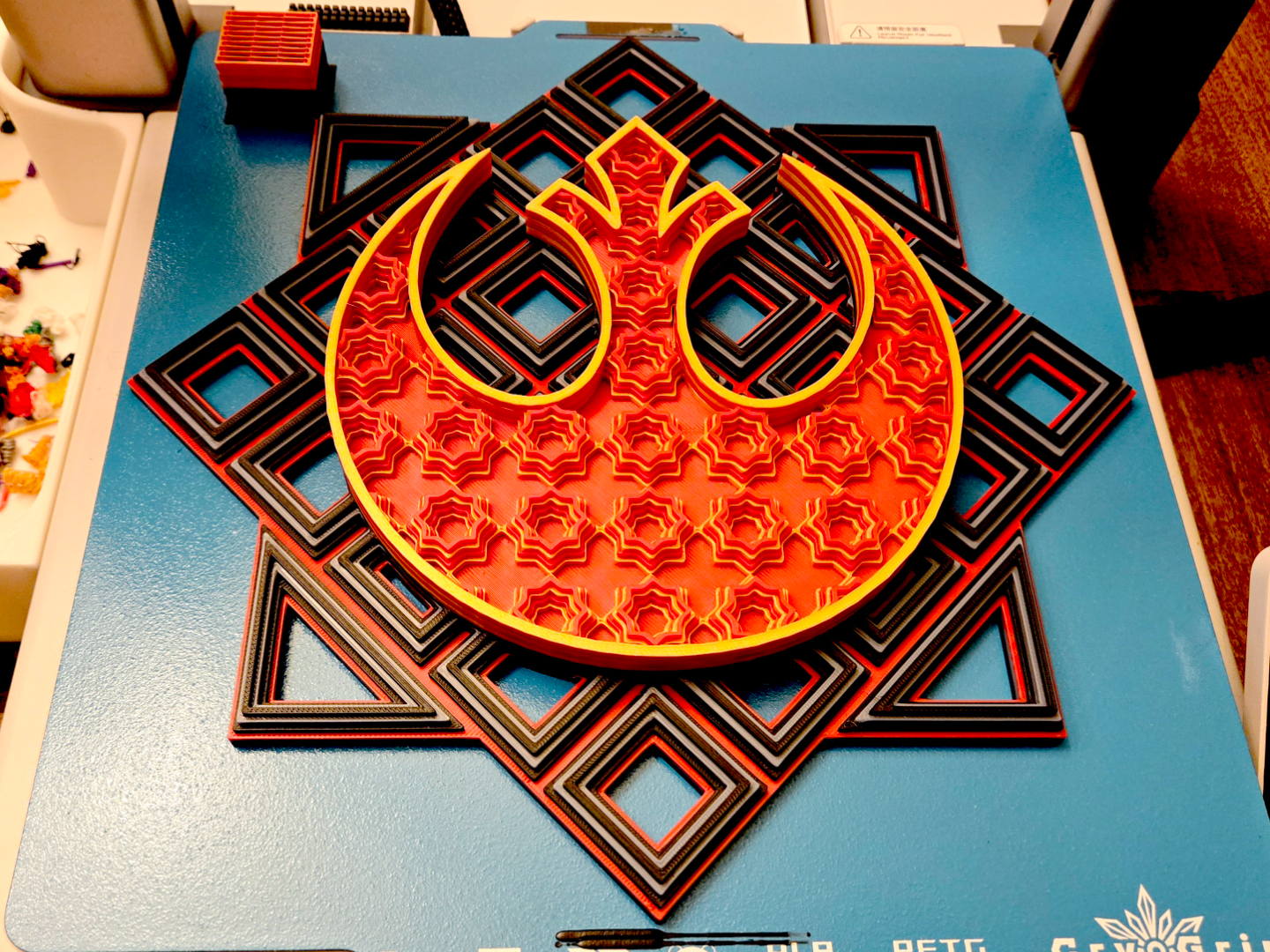 Star Wars Rebel Dimensional Grid Mosaic