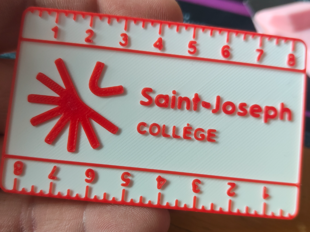 Ruler card gift for scholars