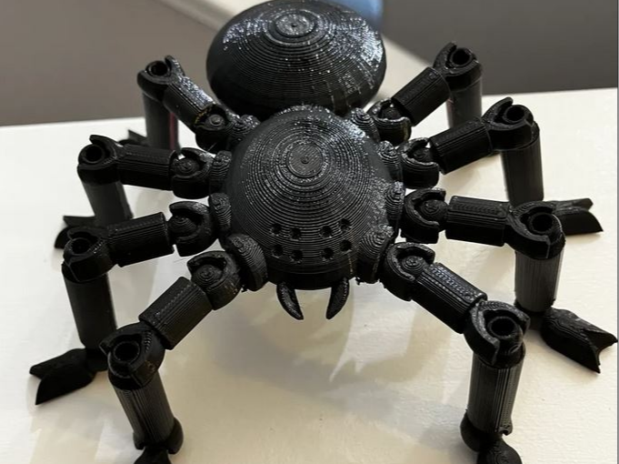 Posable Articulated Spider