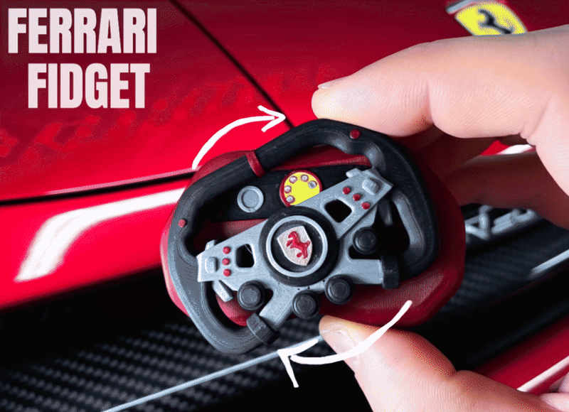 FERRARI FIDGET -steering wheel