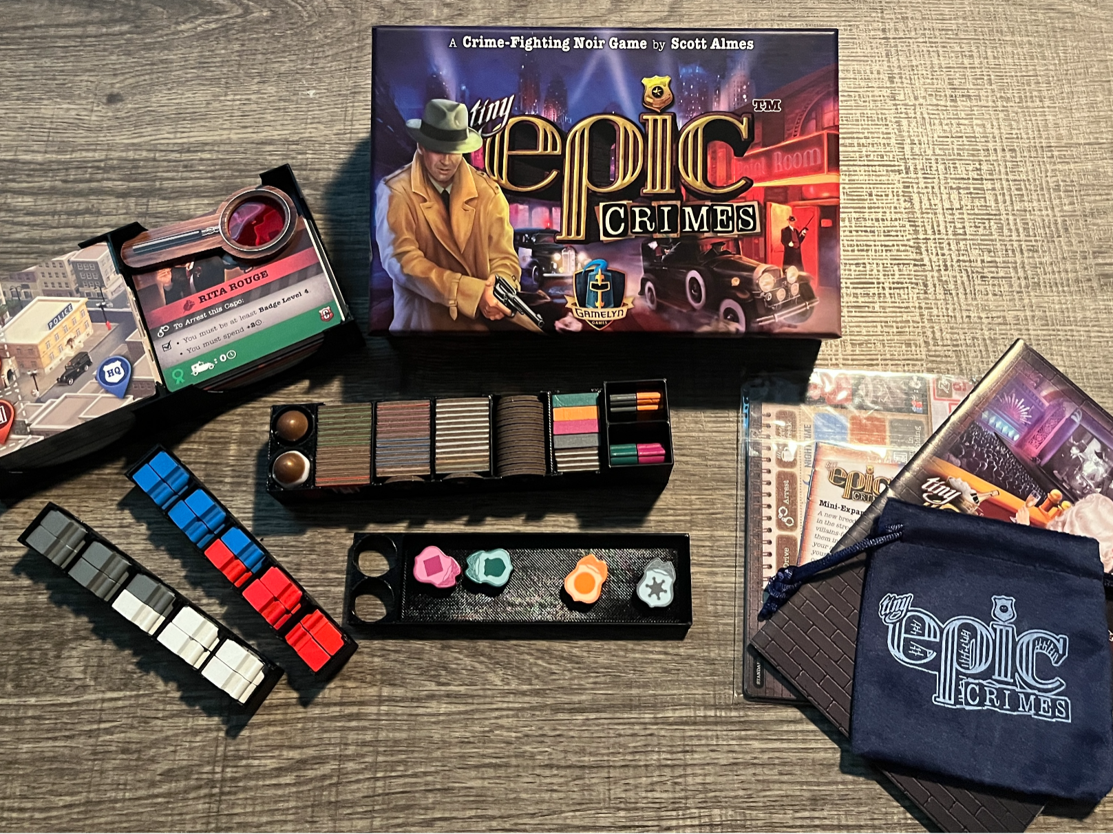 Tiny Epic Crimes Organizer