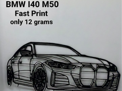 Bmw I40 M50 Silhouette