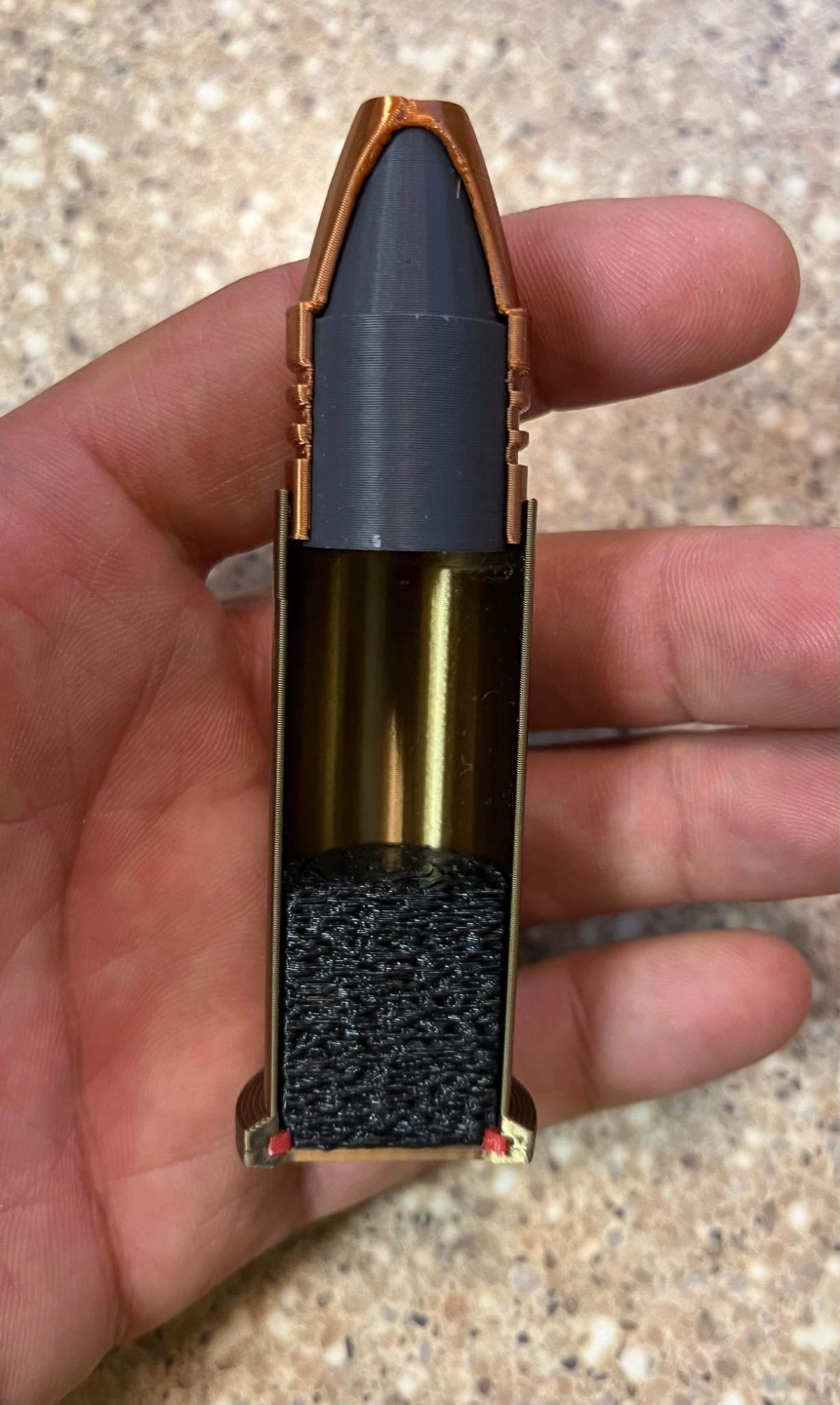 .22 Long Rifle Cut Away Model
