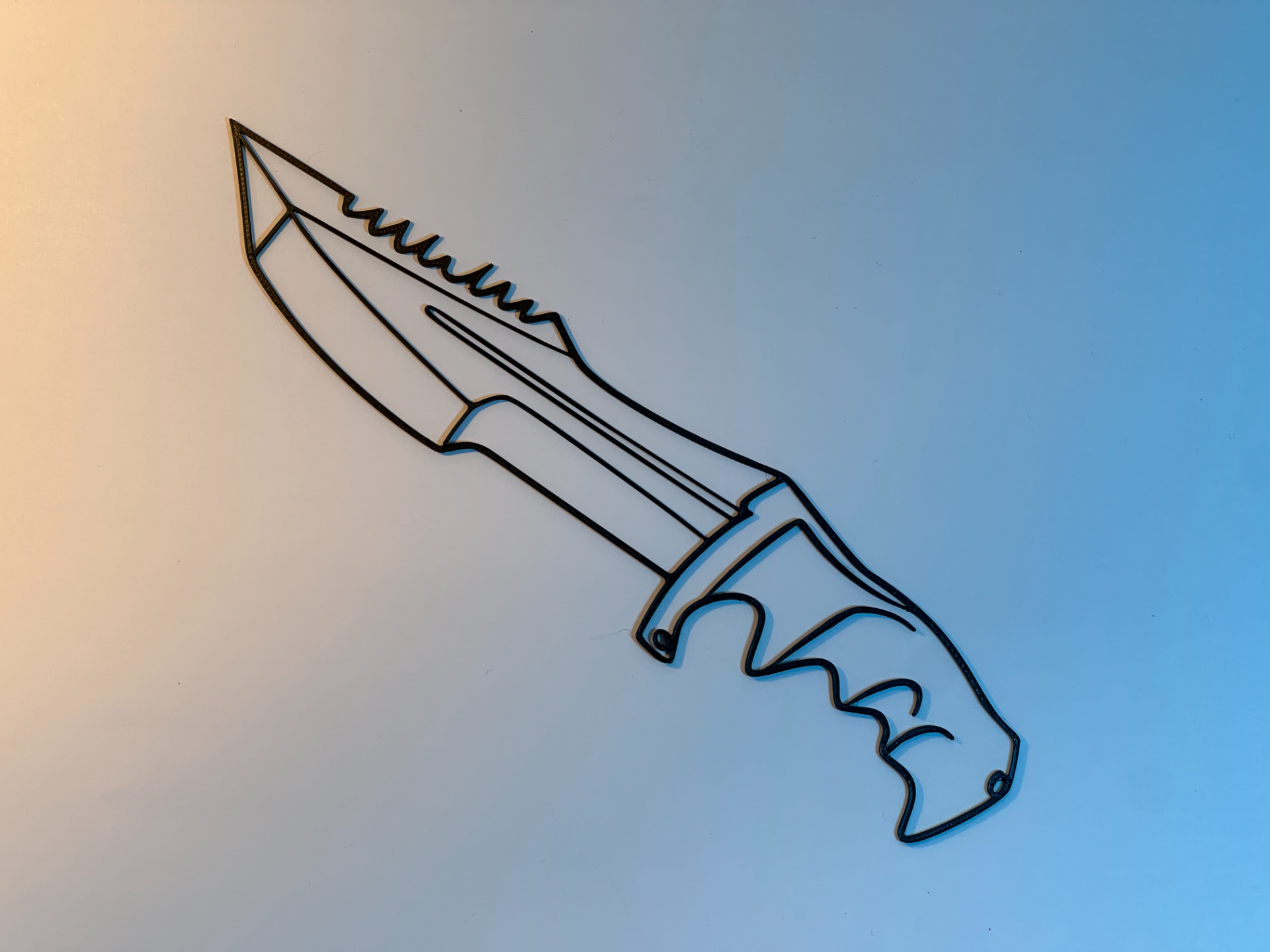 Art mural Huntsman Knife CSGO/CS2