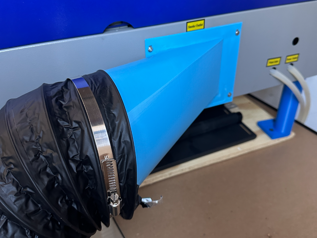 Monport K40 CO2 Laser Exhaust