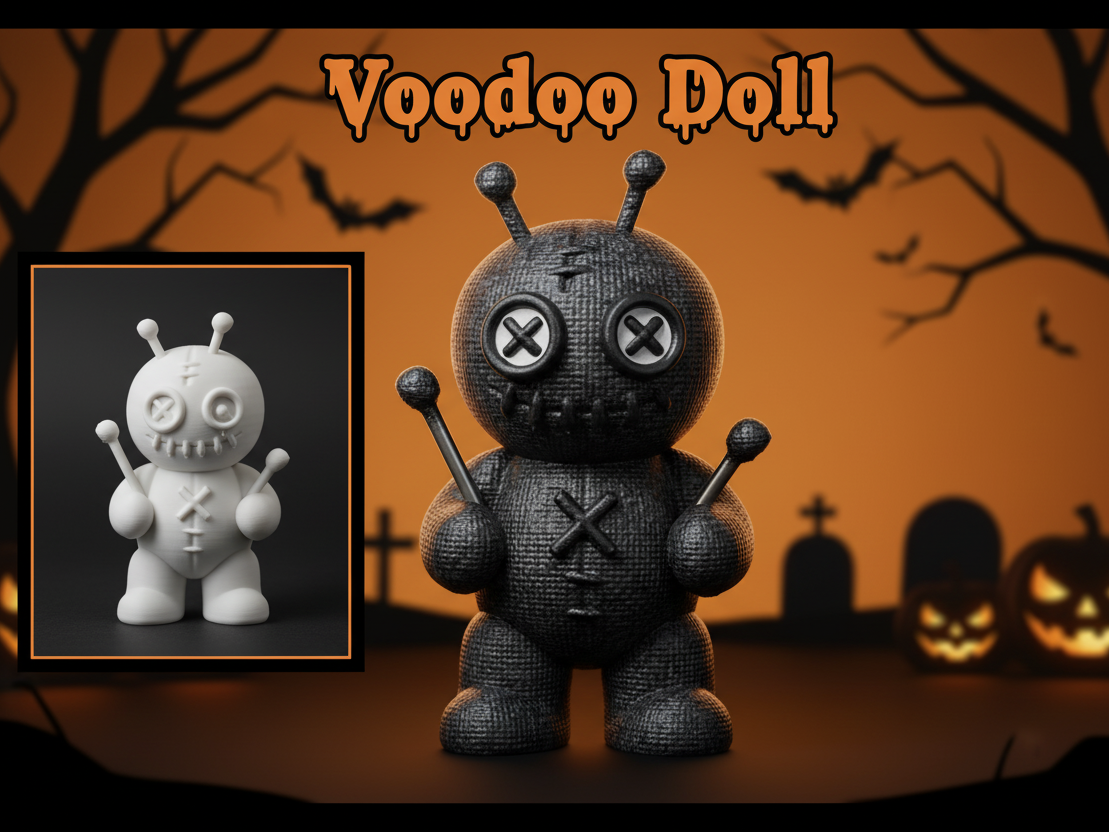 Halloween Voodoo Doll Figurine