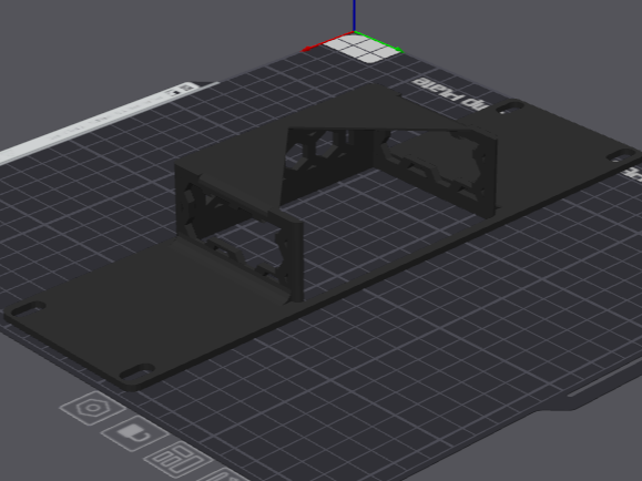 10" Rack 2RU Mount for Raspberry Pi 4 + 3.5" LCD