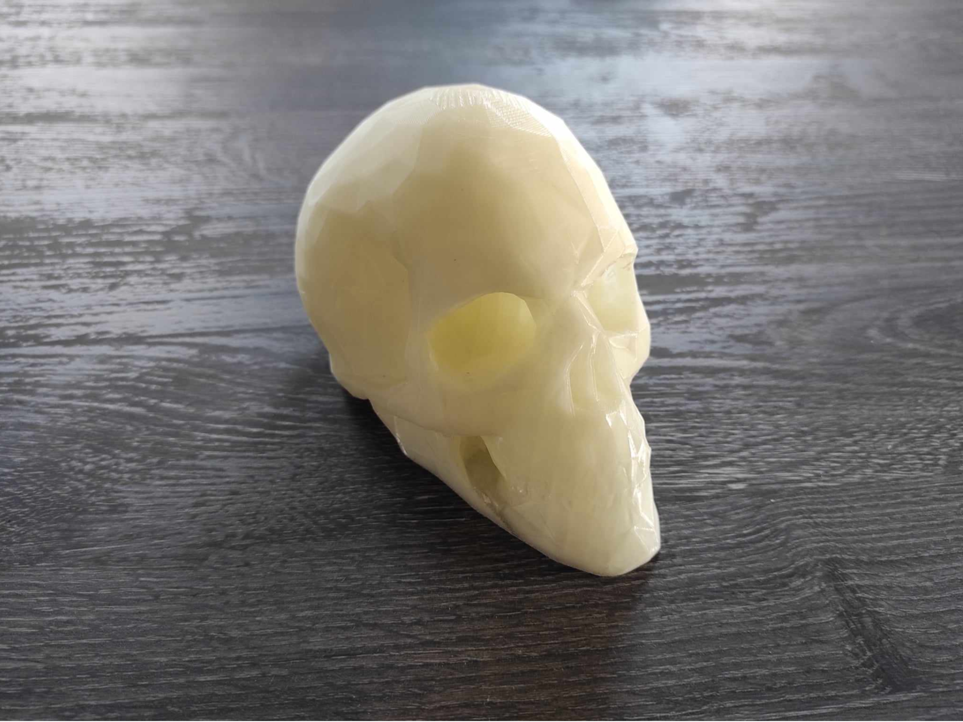 LowPoly Skull from 3D scan