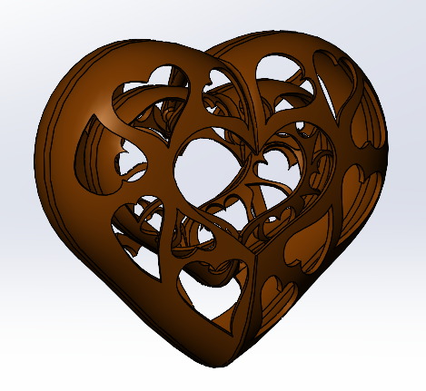 Decorated heart