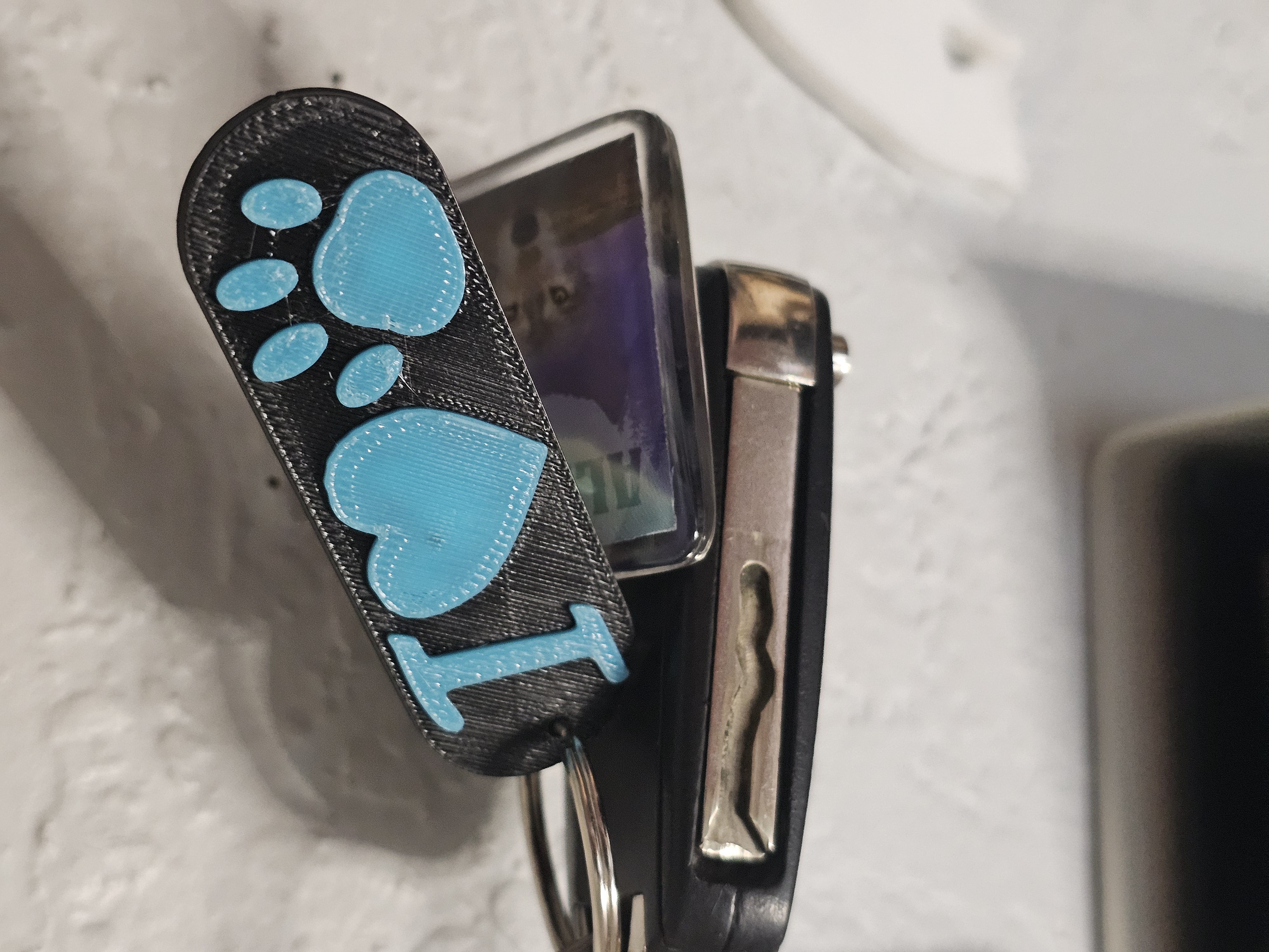 I Love Dogs Key-chain - Multicolor