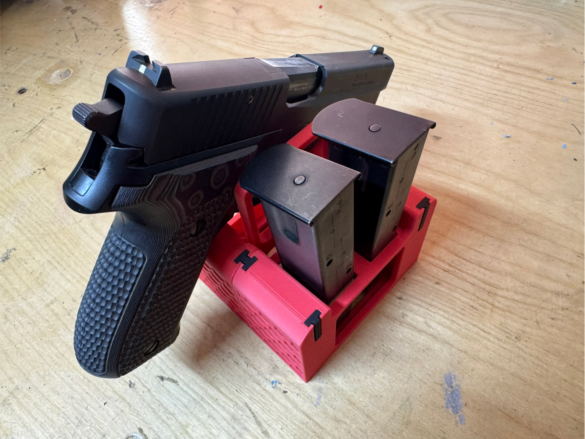 Modular Pistol Gun Magazine Rack Holder