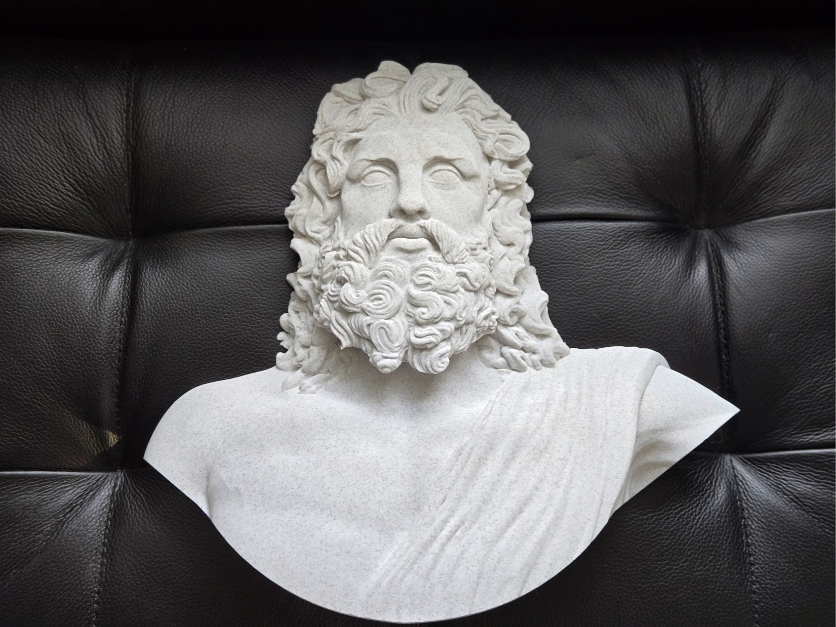 Greek God Zeus Wall Sculpture