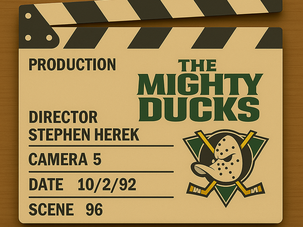 The Mighty Ducks Movie Clapboard