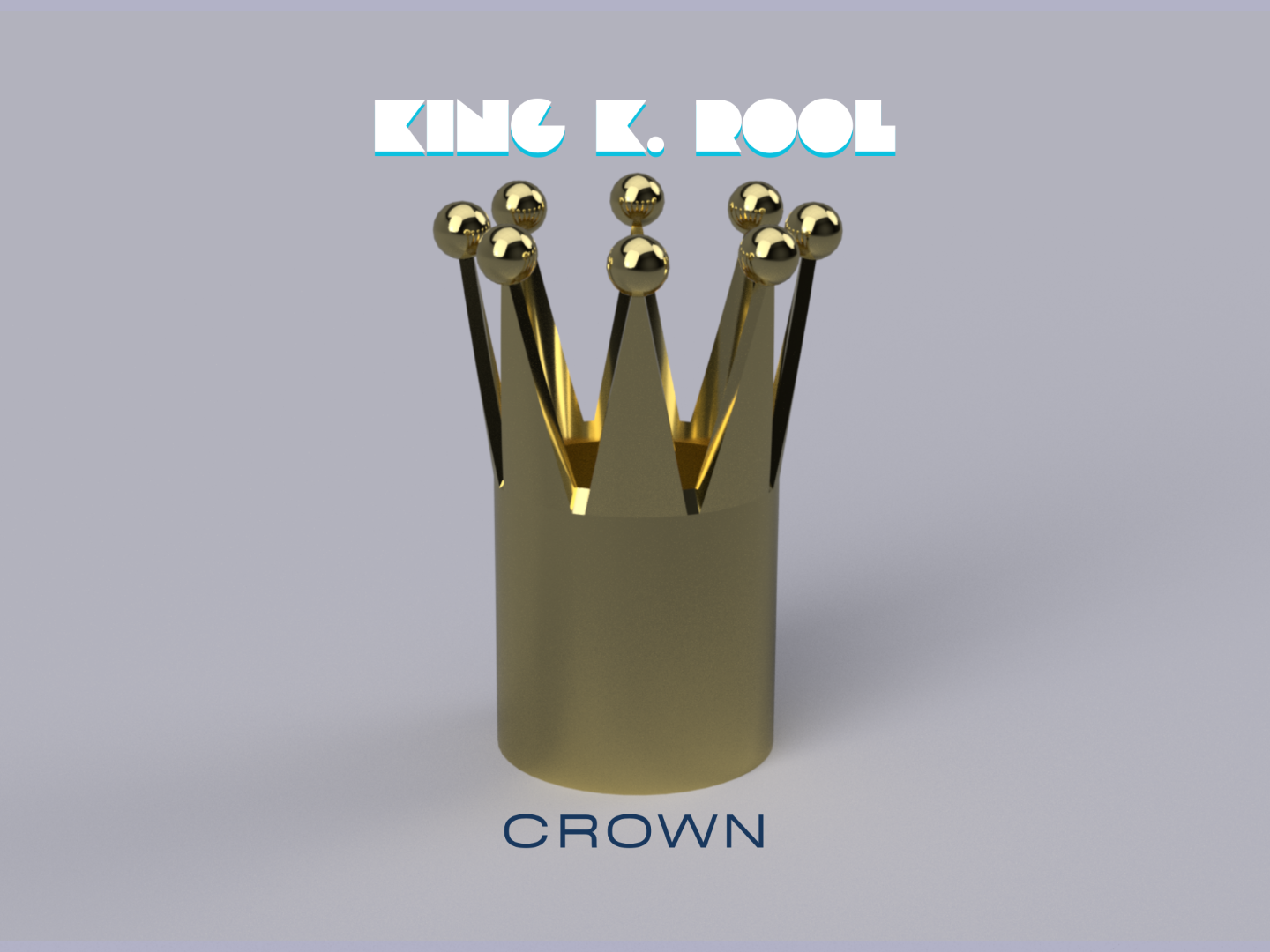 King K. Rool Crown from Super Smash Bros