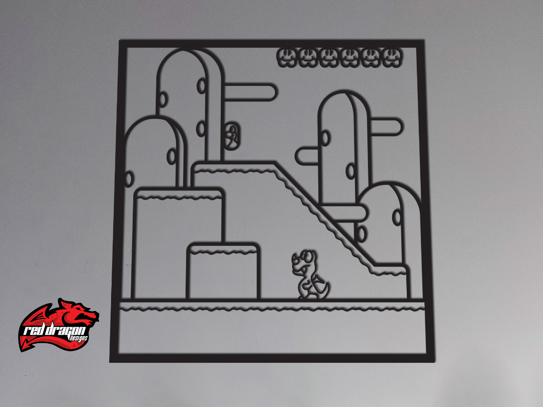 Super Mario World Themed Wall Art Decor 01