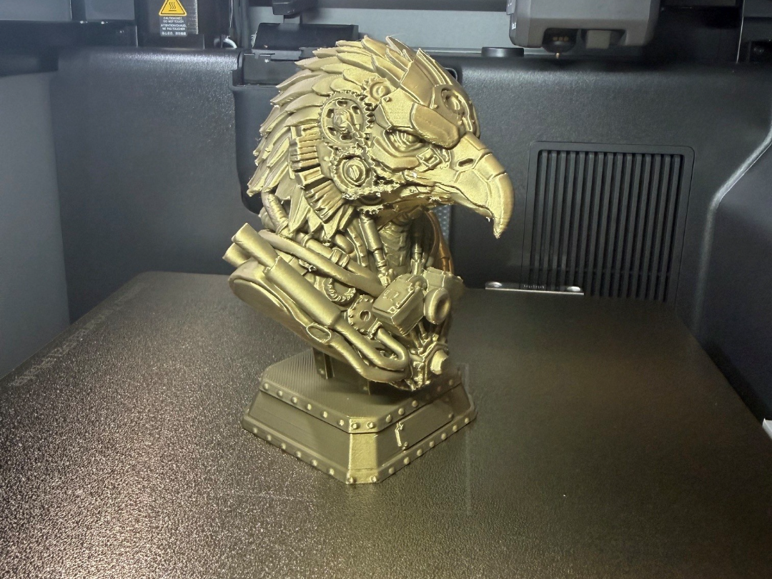 Mechanical Eagle V-Twin Bust