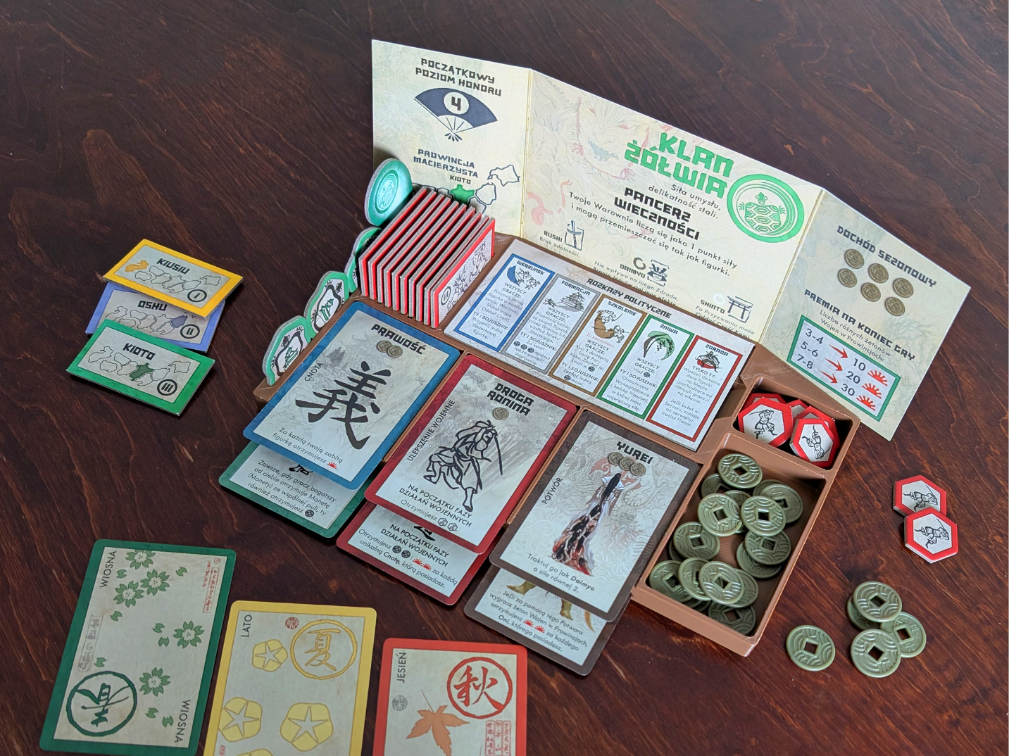 Rising Sun Player Board (sleeves version)