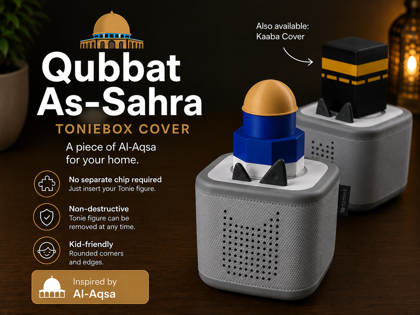 Al-Aqsa Cover für Kreativ-Tonies | Qubbat As-Sahra